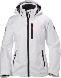 Helly Hansen Women's Crew Huvförsedd Underjacka Segeljacka Vit XS