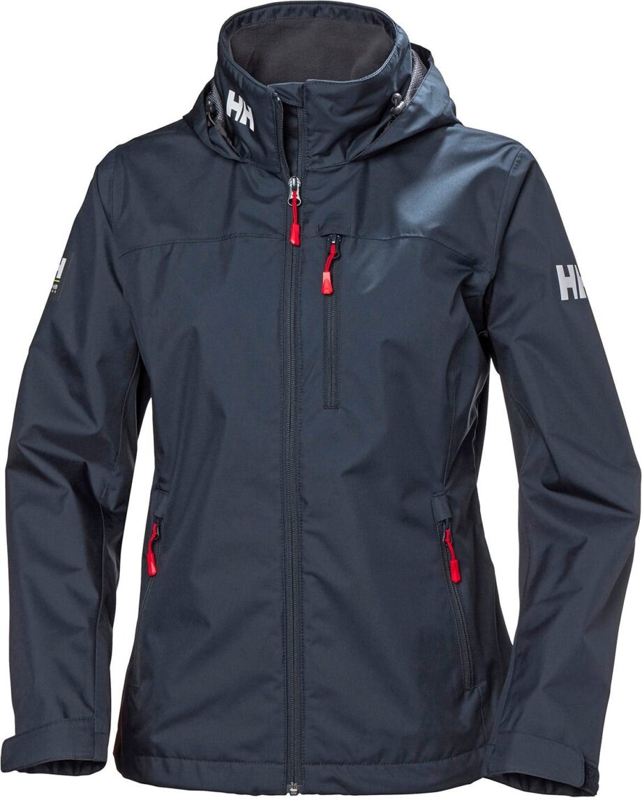 Helly Hansen Women's Crew Huvförsedd Segeljacka Marinblå XS