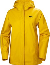 Helly Hansen Women's Moss Iconic Waterproof Regnjacka Gul XS