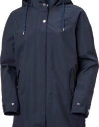 Helly Hansen Women's Valentia Windproof Raincoat Marinblå XS