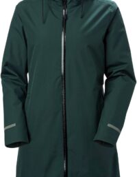 Helly Hansen Women's Aspire Long Huvförsedd Raincoat Grön XS