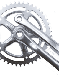 Stålhästen Vevarmsset Effekt 3/Sport 170mm/46T silver Lasco