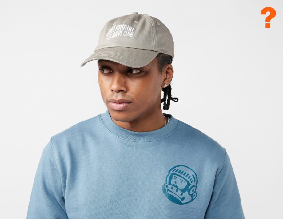 Billionaire Boys Club Arch Logo Embroidered Cap, Grey