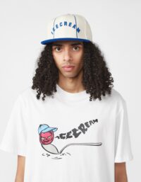 ICECREAM Pinstripe Trucker Cap, Blue