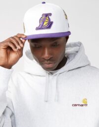 New Era NBA LA Lakers All Over Patch 9FIFTY Cap, White