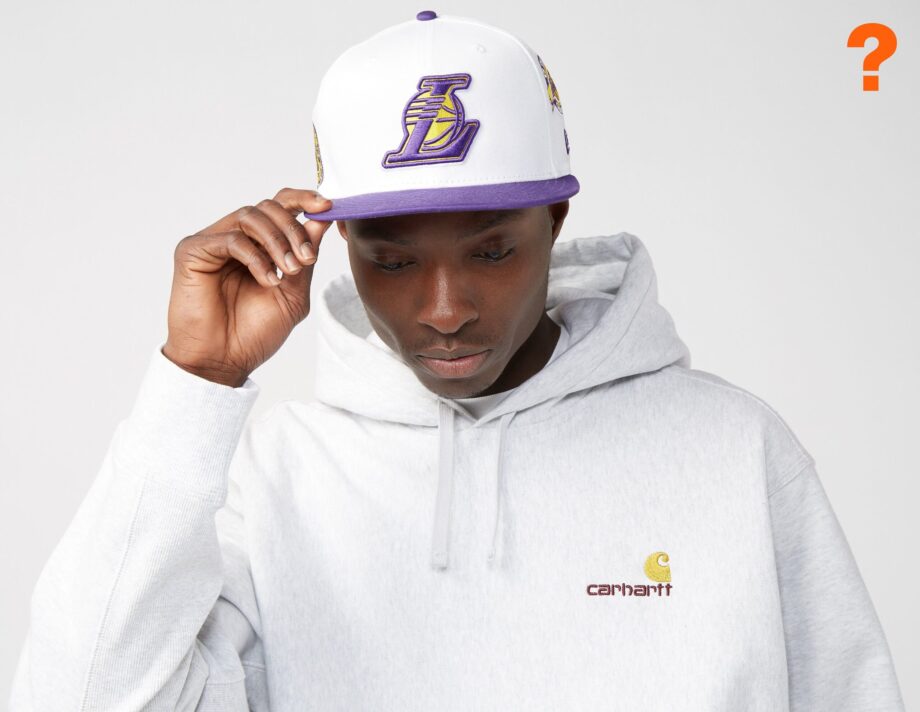 New Era NBA LA Lakers All Over Patch 9FIFTY Cap, White