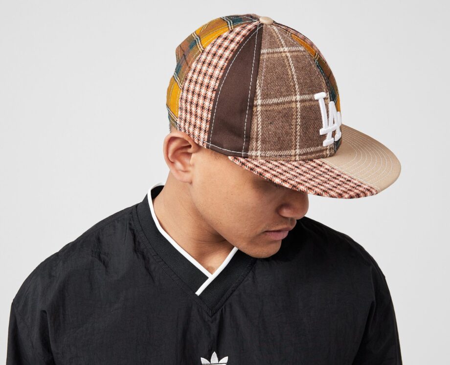 New Era MLB LA Dodgers Patch Panel 9FIFTY Cap, Brown