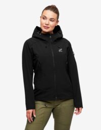 Revolution Race Reckon Softshell Jacket - Dam - Black, Storlek:L - Dam > Jackor > Softshelljackor