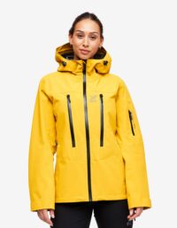 Revolution Race Whisper Jacket - Dam - Lemon Curry, Storlek:XL - Skaljacka & Vindjacka
