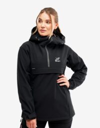 Revolution Race Hiball Anorak - Dam - Jetblack, Storlek:XS - Vinterjackor