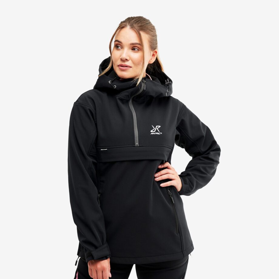 Revolution Race Hiball Anorak - Dam - Jetblack, Storlek:XS - Vinterjackor