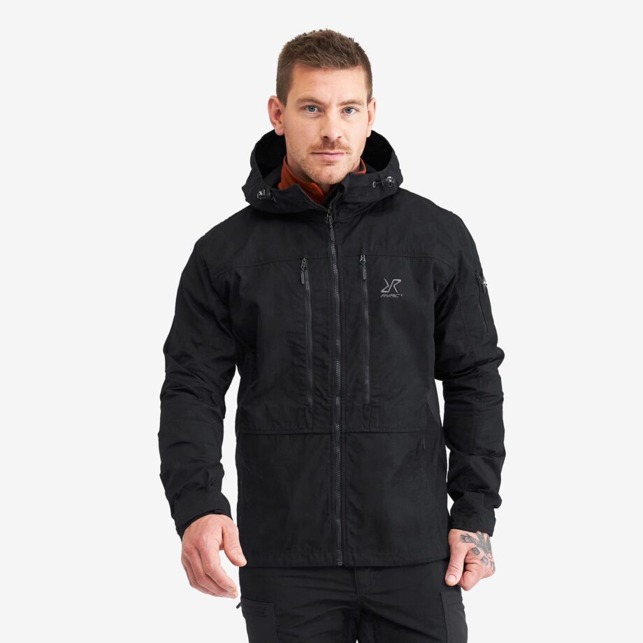 Revolution Race Wander Pro Jacket - Herr - Black, Storlek:M - Skaljacka & Vindjacka