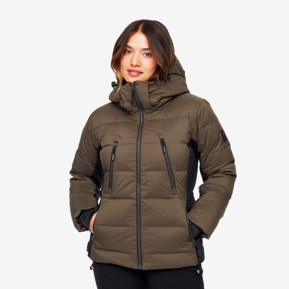 Revolution Race Igloo Jacket - Dam - Mud, Storlek:XL - Skaljacka & Vindjacka