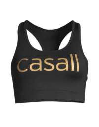 Casall Dazzling sports bra - Golden Logo
