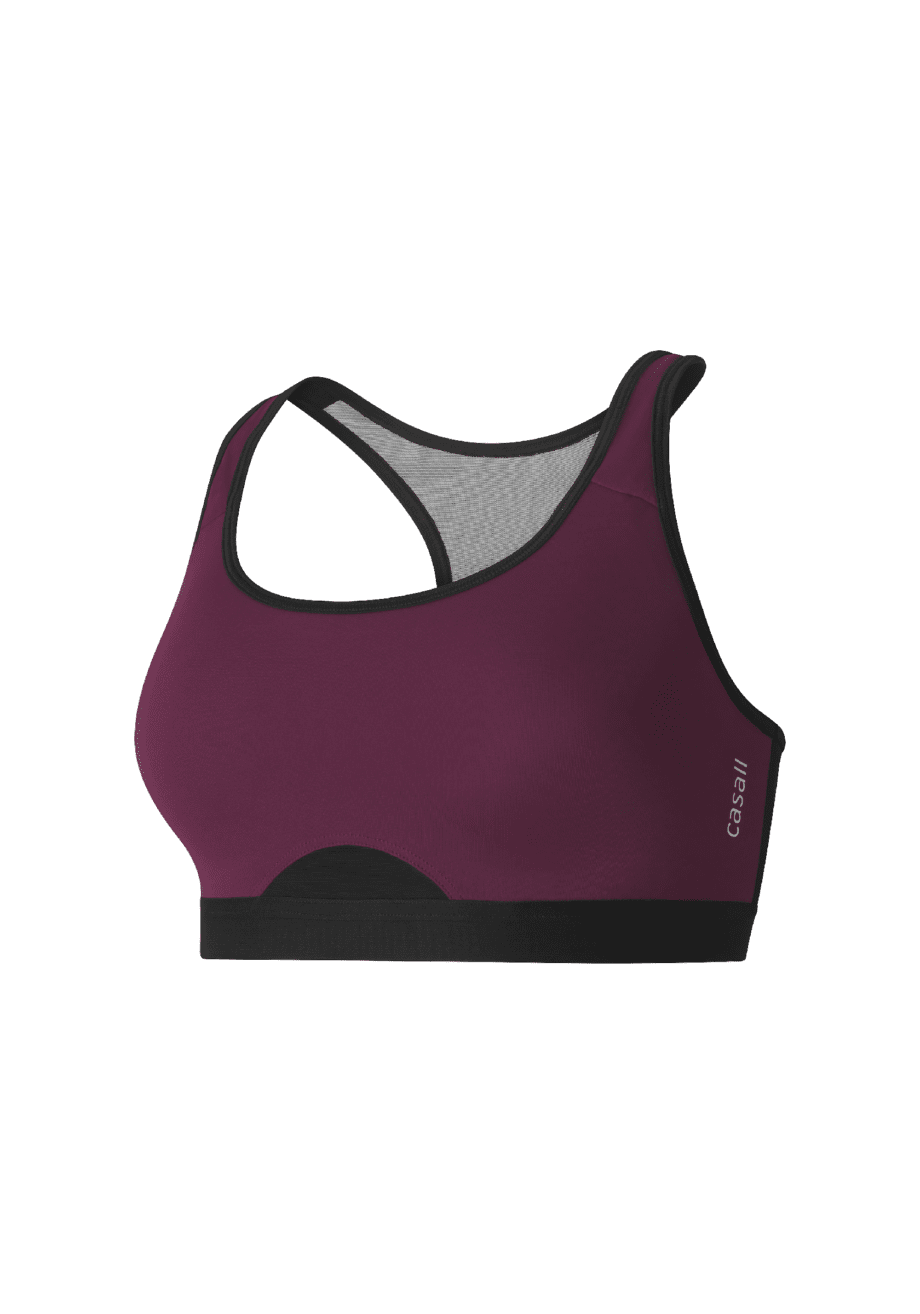 Casall Glaring Sports bra - Plum perfect