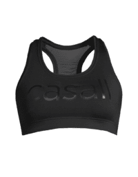 Casall Iconic wool sports bra - Black Logo