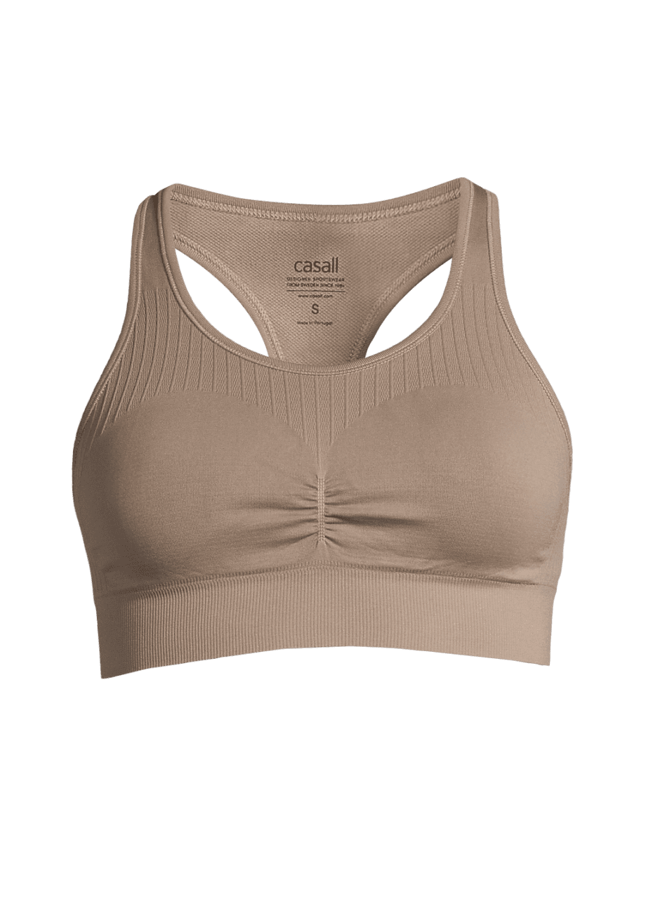 Casall Seamless Soft Sports Bra - Comfort Grey