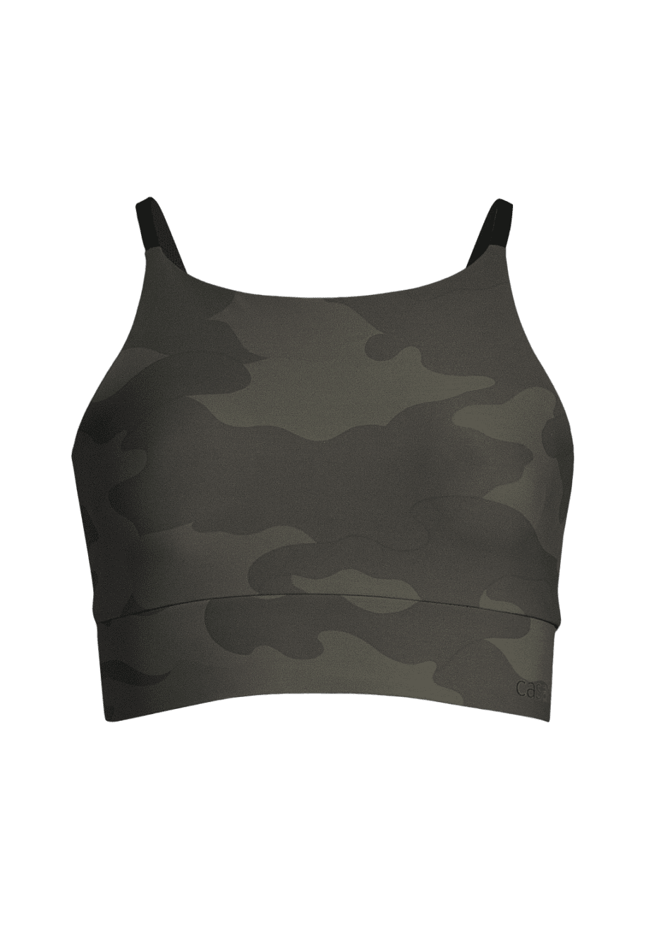 Casall Sculpture Intense Sports Bra - Dark Camo