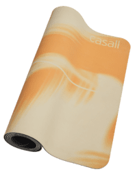 Casall Yoga mat natural rubber grip 5mm - Yellow/cream