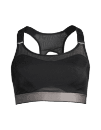 Casall High Control Sports bra - Black/Liquid Metal