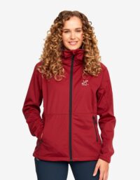 Revolution Race Hybrid Jacket 3.0 - Dam - Tibetian Red, Storlek:XS - Dam > Jackor > Softshelljackor