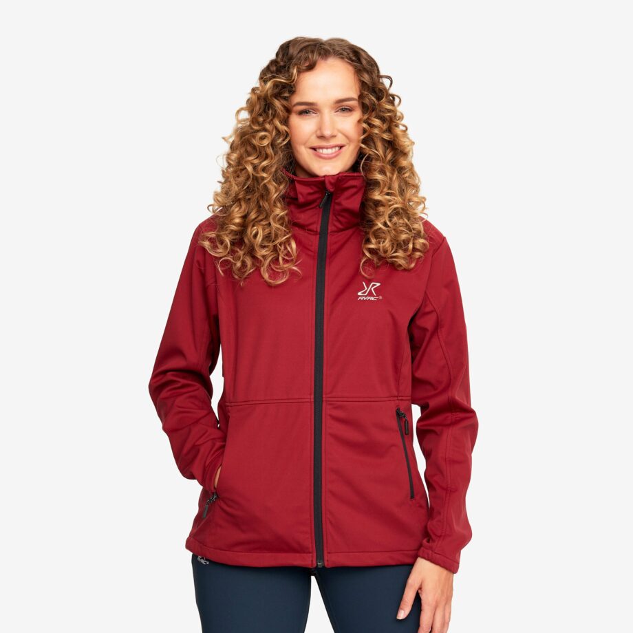 Revolution Race Hybrid Jacket 3.0 - Dam - Tibetian Red, Storlek:XS - Dam > Jackor > Softshelljackor