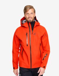Revolution Race Cyclone Rescue Jacket 2.0 - Herr - Pureed Pumpkin, Storlek:S - Skaljacka & Vindjacka