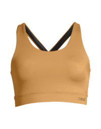 Casall Crossback Sports Bra - Brass Yellow