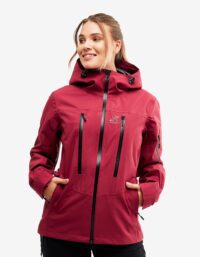 Revolution Race Whisper Jacket - Dam - Tibetian Red, Storlek:L - Skaljacka & Vindjacka