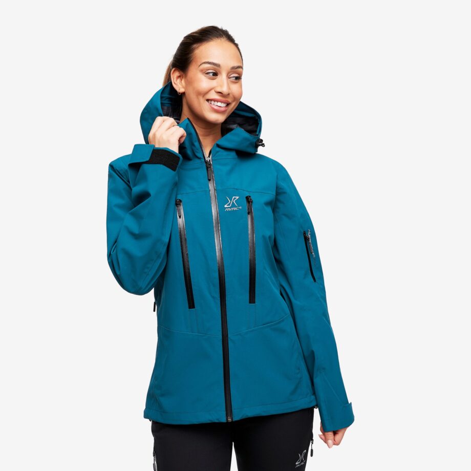 Revolution Race Whisper Jacket - Dam - Diesel Blue, Storlek:M - Skaljacka & Vindjacka
