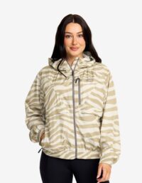 Revolution Race Whirlwind Jacket - Dam - Khaki/Rainy Day, Storlek:XL - Dam > Jackor > Träningsjackor
