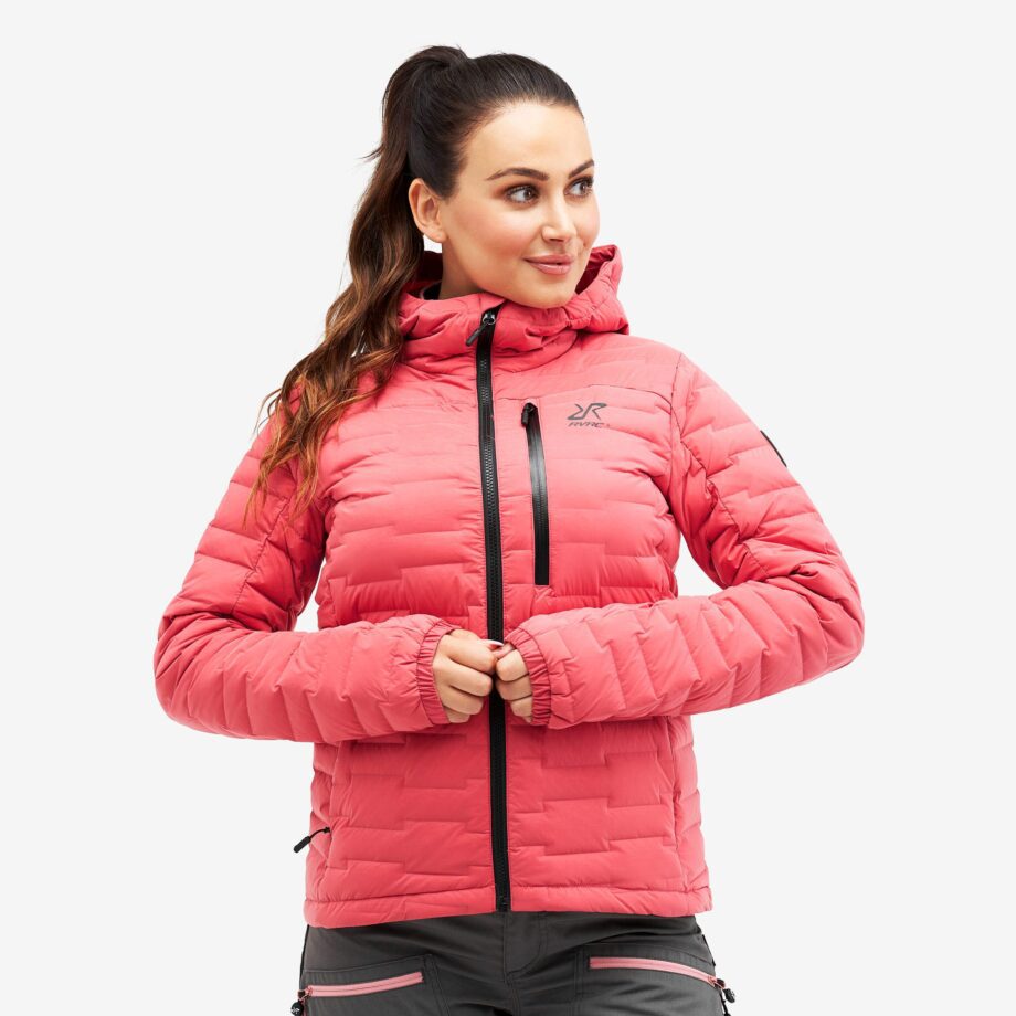 Revolution Race Flex Down Jacket - Dam - Holly Berry, Storlek:XS - Vinterjackor