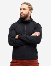 Revolution Race Trail Jacket - Herr - Black Edition, Storlek:2XL - Jackor > Softshelljackor