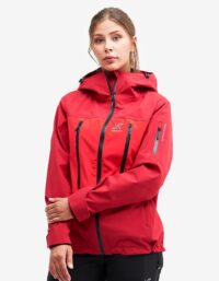 Revolution Race Whisper Jacket - Dam - Red, Storlek:M - Skaljacka & Vindjacka