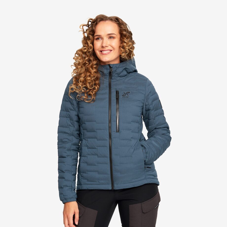 Revolution Race Flex Down Jacket - Dam - Moonlit Ocean, Storlek:XS - Vinterjackor