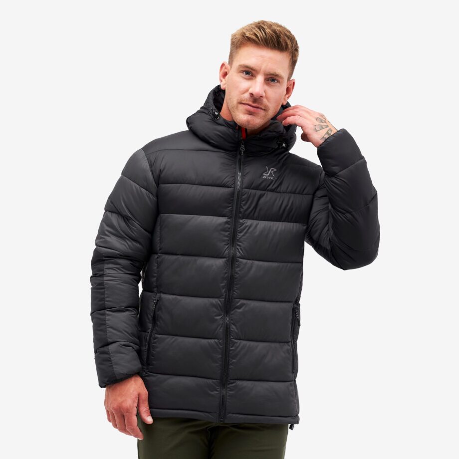 Revolution Race Mongoose Jacket - Herr - Black/Anthracite, Storlek:2XL - Vinterjackor