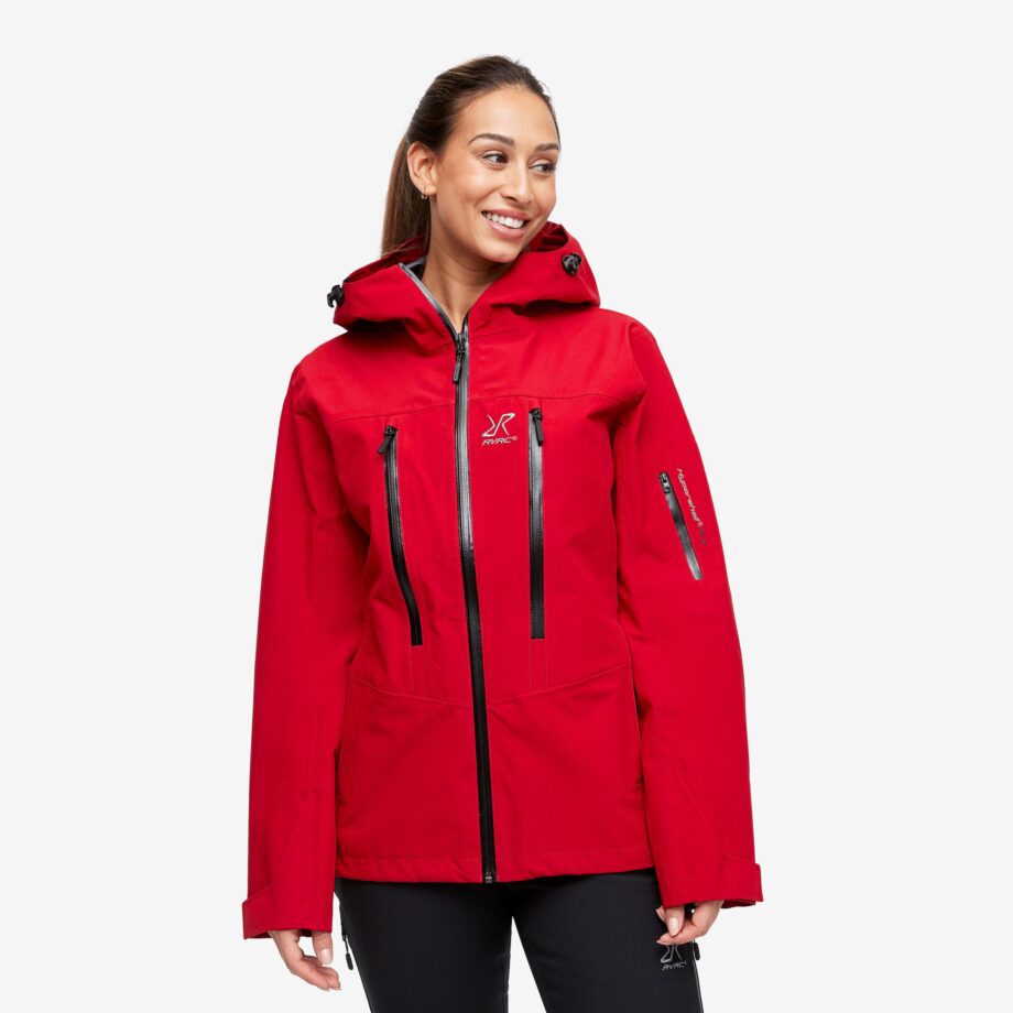 Revolution Race Whisper Jacket - Dam - Chillipepper, Storlek:S - Skaljacka & Vindjacka