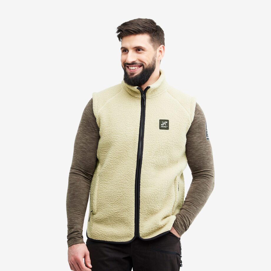 Revolution Race Sherpa Vest - Herr - Beige Khaki, Storlek:L - Jackor > Västar
