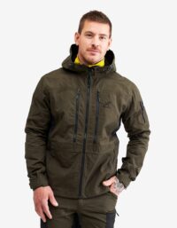 Revolution Race Wander Pro Jacket - Herr - Mud, Storlek:S - Skaljacka & Vindjacka