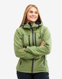 Revolution Race Hiball Jacket - Dam - Pine Green, Storlek:XL - Dam > Jackor > Softshelljackor