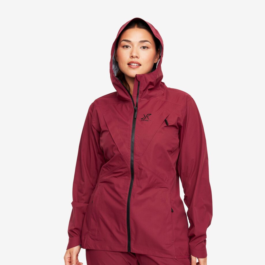 Revolution Race Typhoon Jacket - Dam - Ruby, Storlek:XL - Skaljacka & Vindjacka