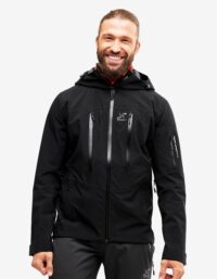 Revolution Race Whisper Jacket - Herr - Black Edition, Storlek:M - Skaljacka & Vindjacka