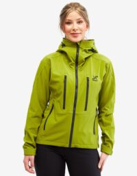 Revolution Race Trail Jacket - Dam - Guacamole, Storlek:M - Dam > Jackor > Softshelljackor