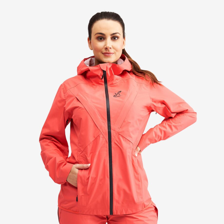 Revolution Race Typhoon Jacket - Dam - Porcelain Rose, Storlek:XS - Skaljacka & Vindjacka