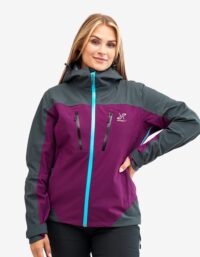 Revolution Race Silence Proshell Jacket - Dam - Purple Rain, Storlek:L - Skaljacka & Vindjacka