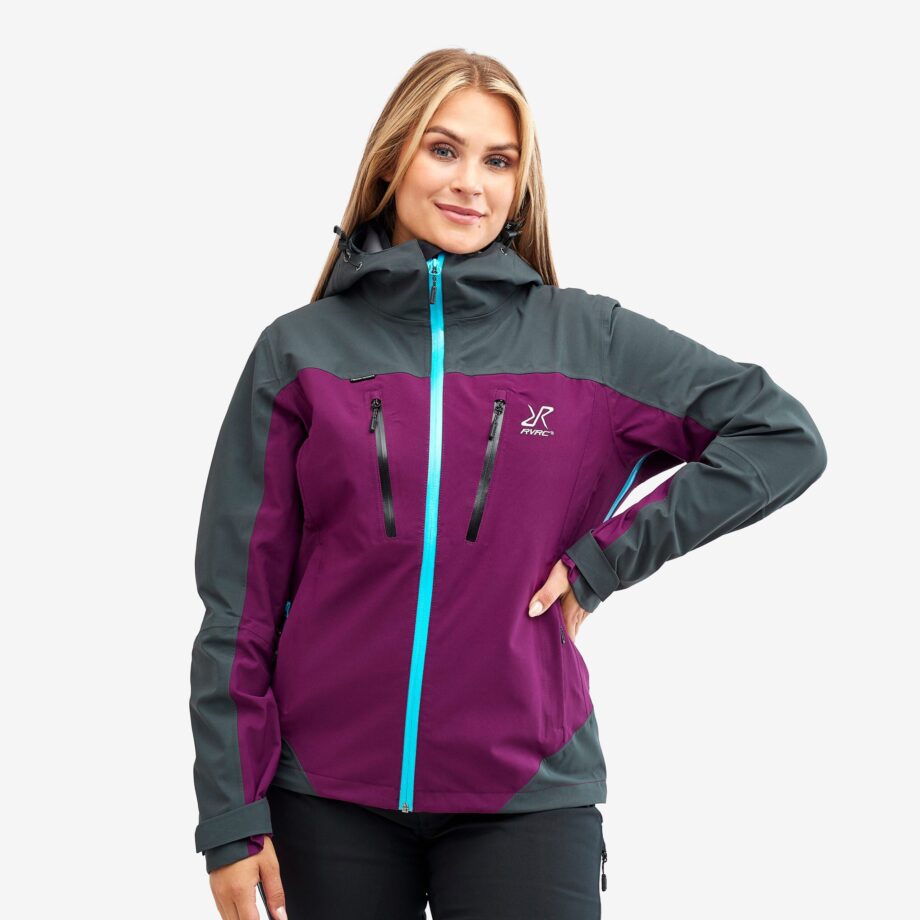 Revolution Race Silence Proshell Jacket - Dam - Purple Rain, Storlek:L - Skaljacka & Vindjacka