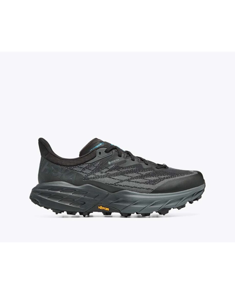 Hoka Speedgoat 5 GTX Spike M Black/Black (Storlek 46 2/3)