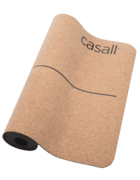 Casall Yoga mat natural cork 5mm - Natural cork/black