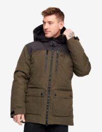 Revolution Race Outdoor Parka - Herr - Mud, Storlek:M - Vinterjackor