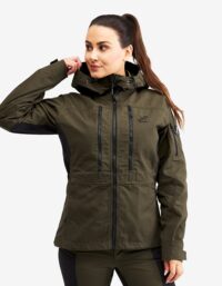 Revolution Race Wander Pro Jacket - Dam - Mud, Storlek:S - Skaljacka & Vindjacka